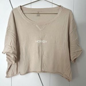 ✨ Aerie “Howdy” Crop Top